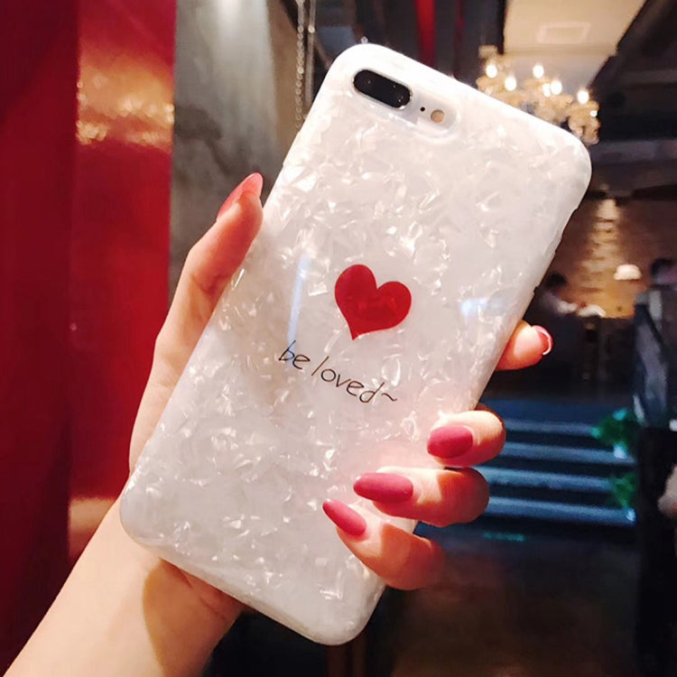Shell Heart Pattern Case for iPhone 8 Plus & 7 Plus