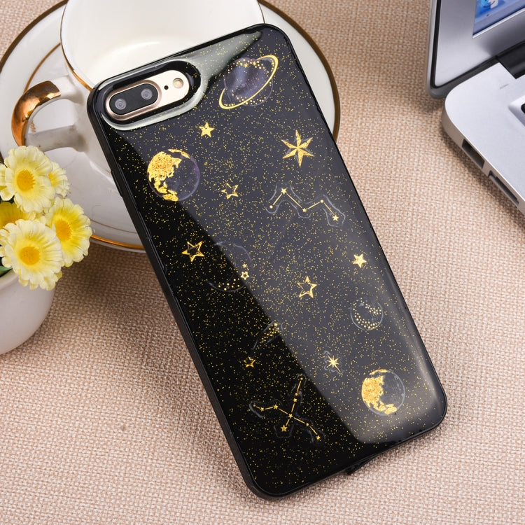 For iPhone 8 Plus & 7 Plus Star Pattern TPU Protective Back Cover Case