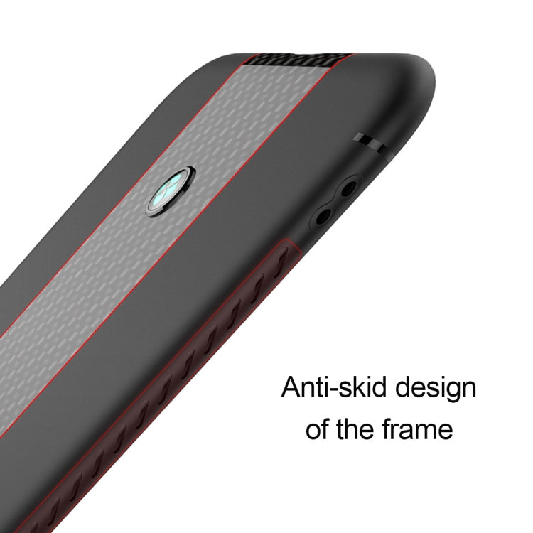 TOTUDESIGN Colourful Series TPU+PC+Carbon Fibre Protective Case for iPhone 8 Plus & 7 Plus