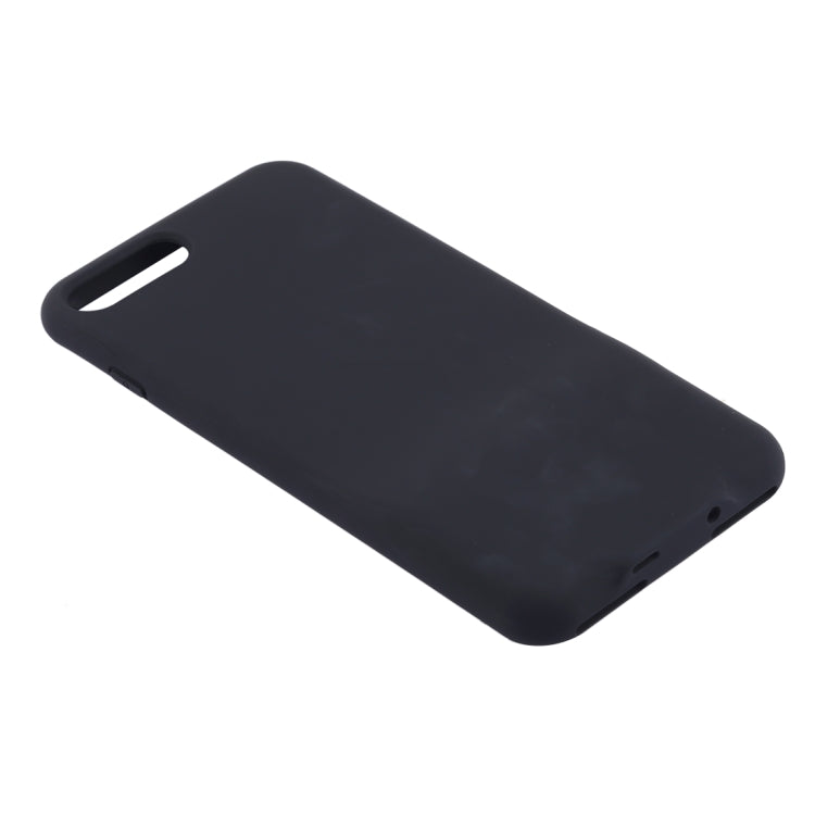 3.5mm Headphone Jack + 8 Pin Interface 3 in 1 Audio Frosted PC Case for iPhone 8 Plus & 7 Plus (Black)