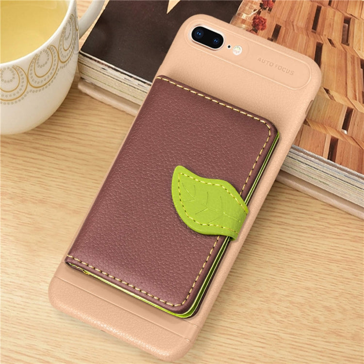 Leaf Style Magnetic Leather Case for iPhone 8 Plus & 7 Plus, with Holder & Card Slots & Wallet & Photo Frame