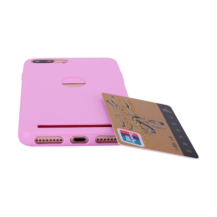 Candy Color TPU Case for iPhone 8 Plus & 7 Plus ,with Card Slot
