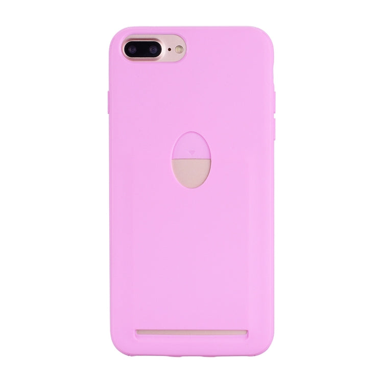 Candy Color TPU Case for iPhone 8 Plus & 7 Plus ,with Card Slot