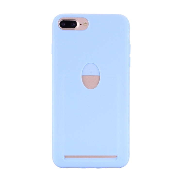 Candy Color TPU Case for iPhone 8 Plus & 7 Plus ,with Card Slot