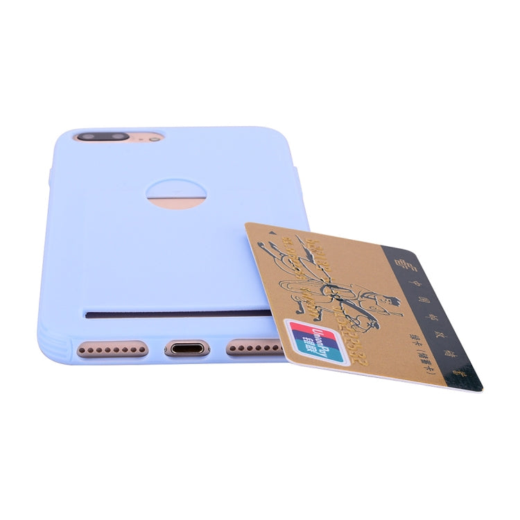 Candy Color TPU Case for iPhone 8 Plus & 7 Plus ,with Card Slot