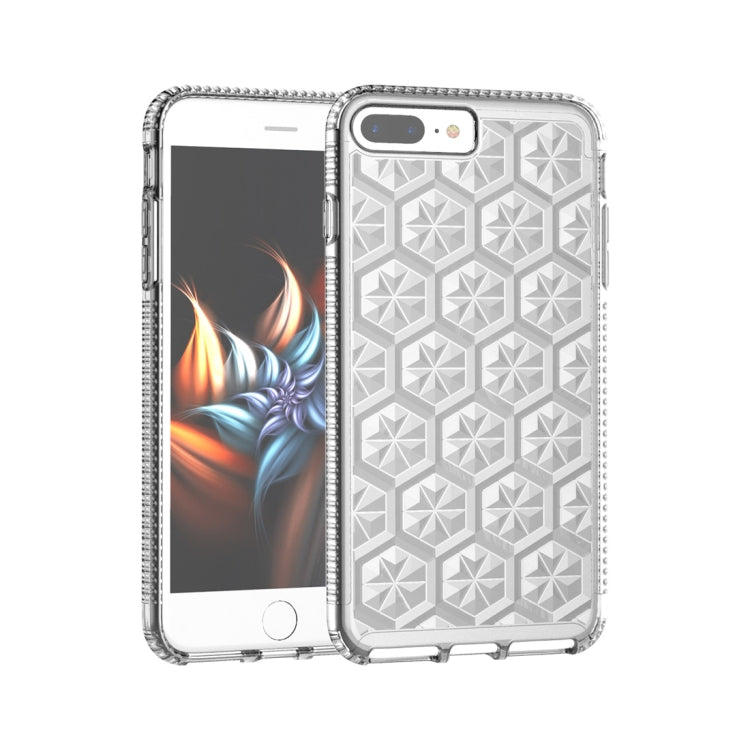 Cube Pattern PC Case for iPhone 8 Plus & 7 Plus