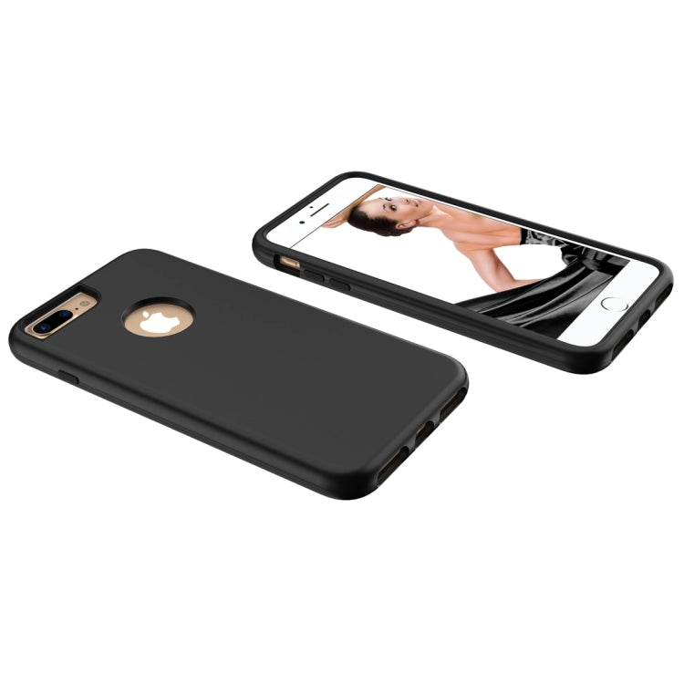 3 in 1 Solid Color Combination Case for iPhone 8 Plus & 7 Plus & 6 Plus
