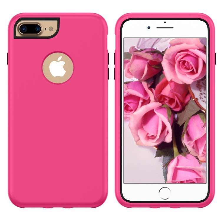 3 in 1 Solid Color Combination Case for iPhone 8 Plus & 7 Plus & 6 Plus