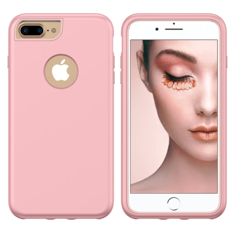 3 in 1 Solid Color Combination Case for iPhone 8 Plus & 7 Plus & 6 Plus