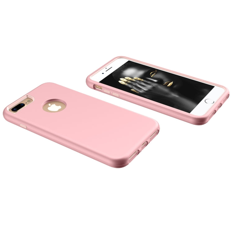 3 in 1 Solid Color Combination Case for iPhone 8 Plus & 7 Plus & 6 Plus