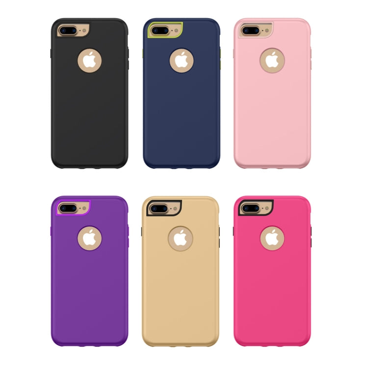 3 in 1 Solid Color Combination Case for iPhone 8 Plus & 7 Plus & 6 Plus