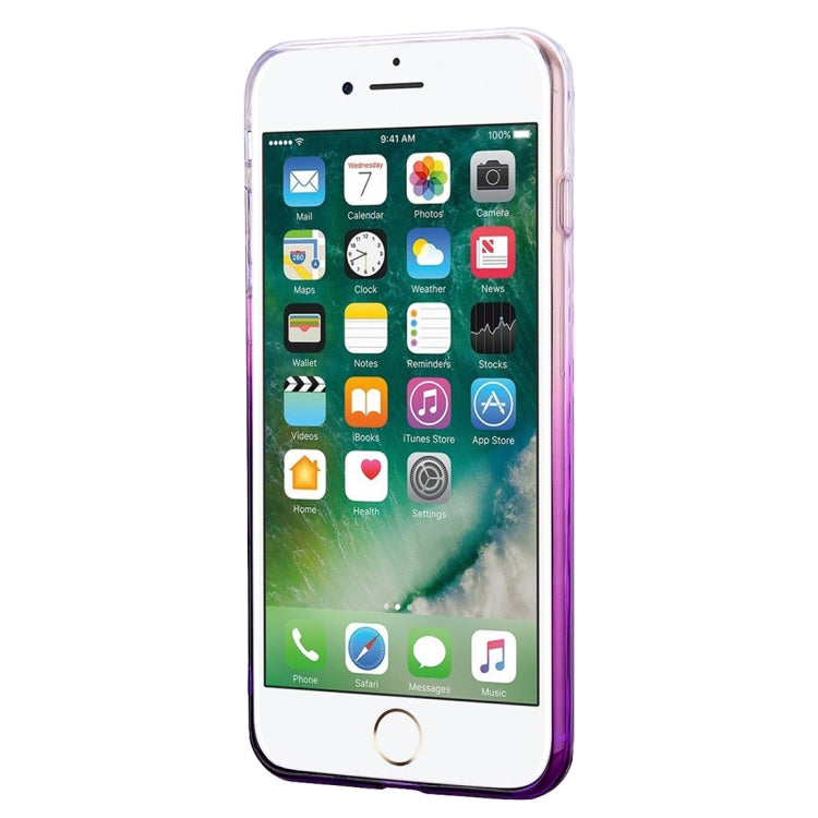 Heart Pattern Diamond Texture TPU Protector Back Cover Case for iPhone 8 Plus / 7 Plus