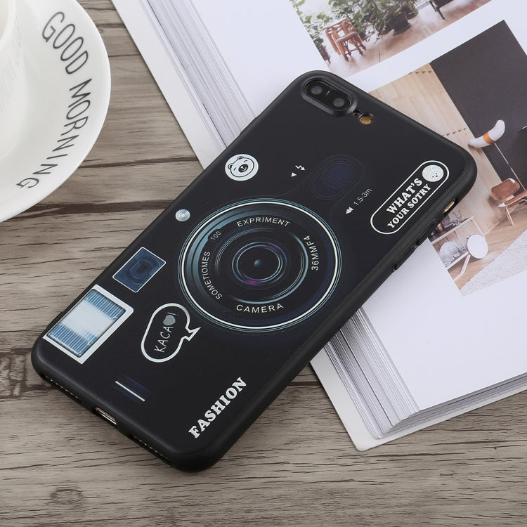 Camera Pattern Soft TPU Case for iPhone 8 Plus & 7 Plus