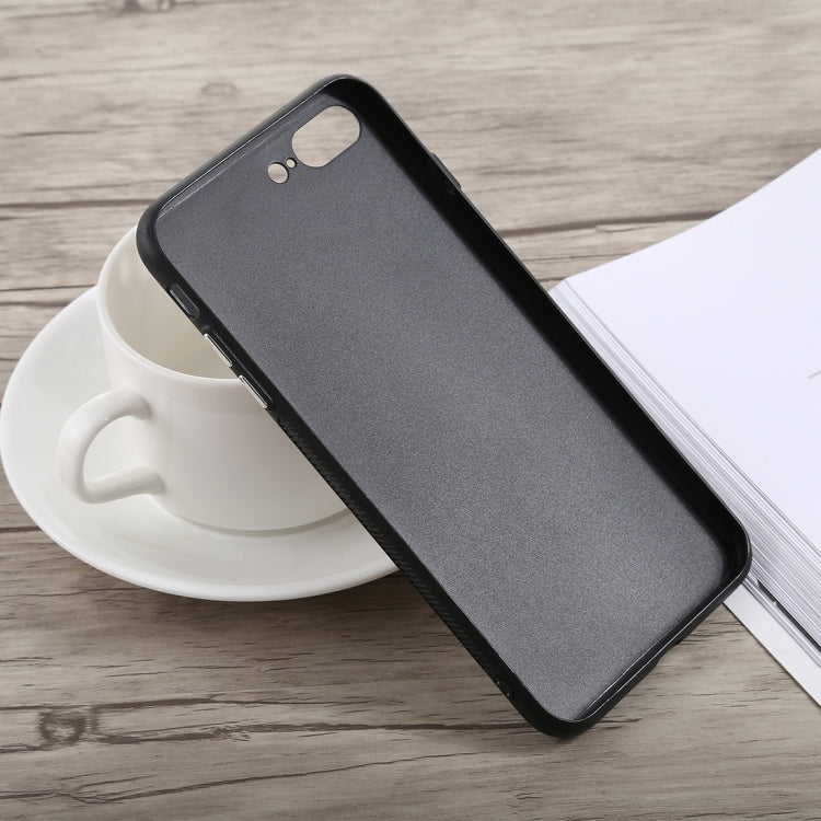 Simple Style Rose Pattern Shockproof Glass Protective Case for iPhone 8 Plus & 7 Plus