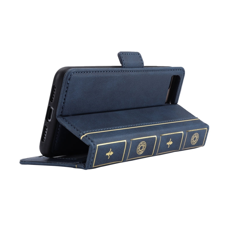 Bible Style Business Horizontal Flip Leather Case for iPhone 8 Plus & 7 Plus, with Card Slots & Photo Frame & Holder & Wallet
