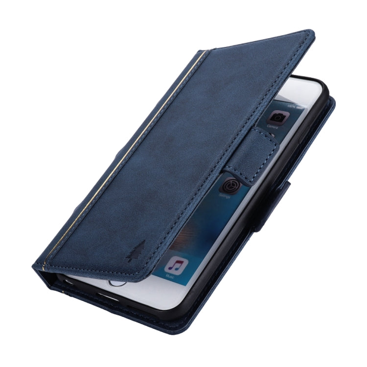 Bible Style Business Horizontal Flip Leather Case for iPhone 8 Plus & 7 Plus, with Card Slots & Photo Frame & Holder & Wallet