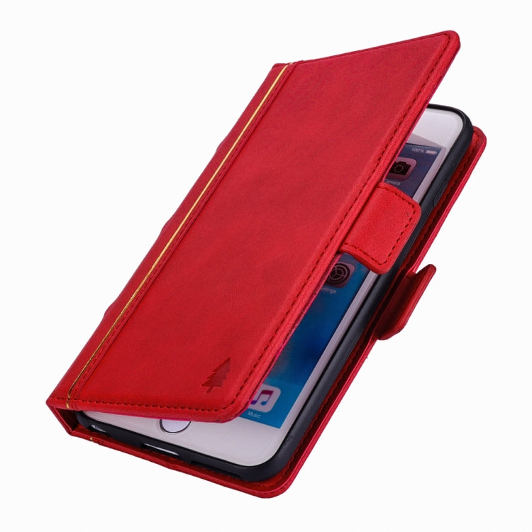 Bible Style Business Horizontal Flip Leather Case for iPhone 8 Plus & 7 Plus, with Card Slots & Photo Frame & Holder & Wallet