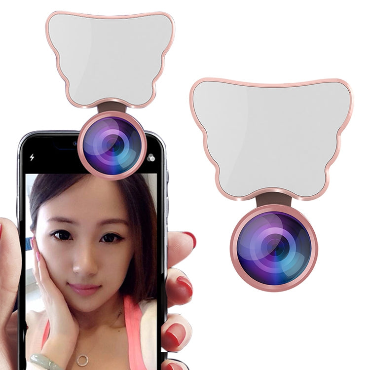 RK28 Multi-function Beauty Selfie Light LED Selfie Clip Flash Fill Light with HD 4K Wide / 50X HD Macro Lens