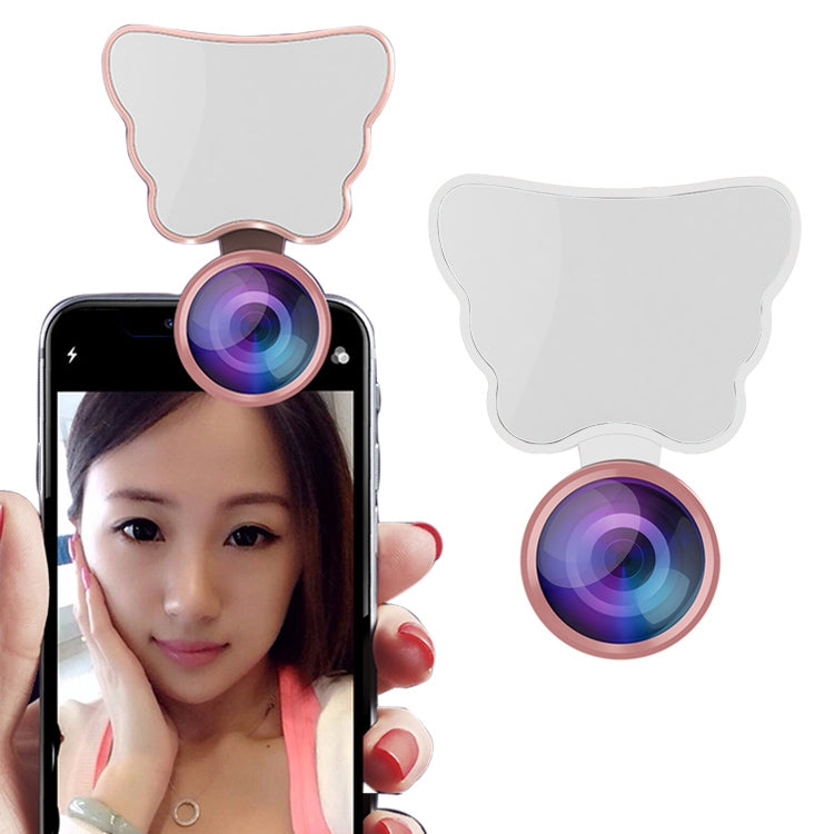 RK28 Multi-function Beauty Selfie Light LED Selfie Clip Flash Fill Light with HD 4K Wide / 50X HD Macro Lens