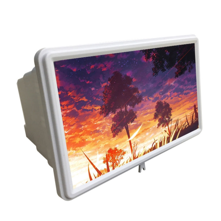 F10 12 inch Universal 3D Mobile Phone Screen Magnifying Glass Portable Video Magnifying Telescopic Mobile Phone Holder