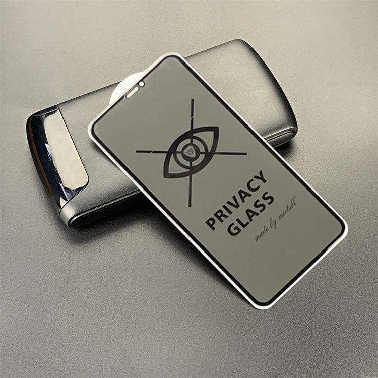 25 PCS MIETUBL For iPhone XS Max / 11 Pro Max Anti-glare Full Screen Tempered Glass Film (Black)