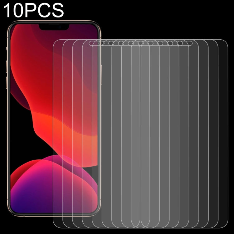 For iPhone 12 Pro Max 10pcs 0.26mm 9H 2.5D Tempered Glass Film (Open Hole)