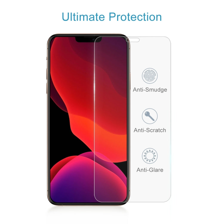 For iPhone 12 Pro Max 10pcs 0.26mm 9H 2.5D Tempered Glass Film (Open Hole)