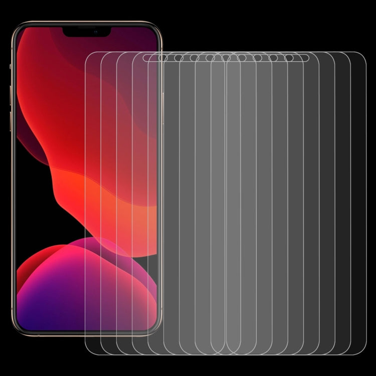 For iPhone 12 Pro Max 50pcs 0.26mm 9H 2.5D Tempered Glass Film (Open Hole)