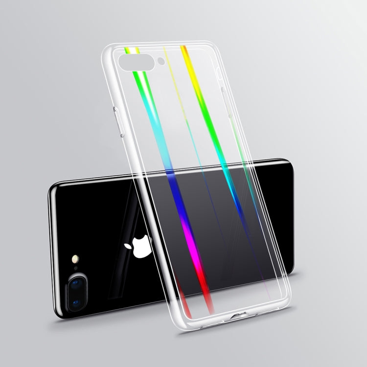 Twilight Transparent Glass Case for iPhone 8 Plus & 7 Plus