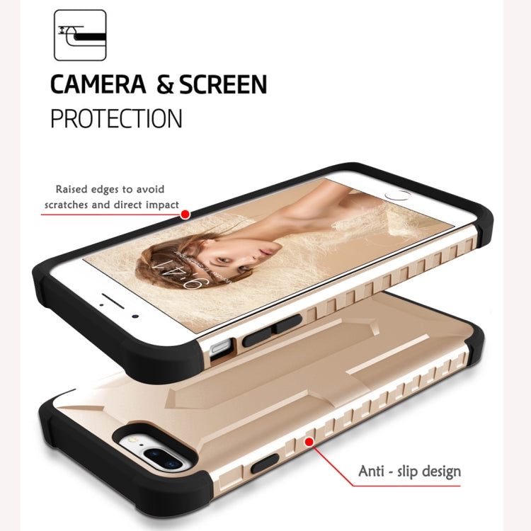 Dropproof PC + TPU Case for iPhone 8 Plus & 7 Plus