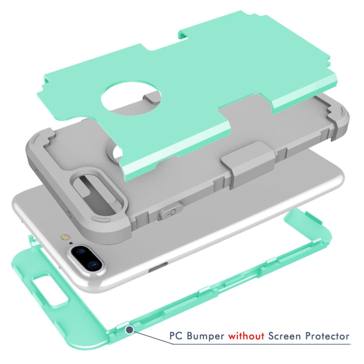 Dropproof PC + Silicone Case for iPhone 8 Plus & 7 Plus