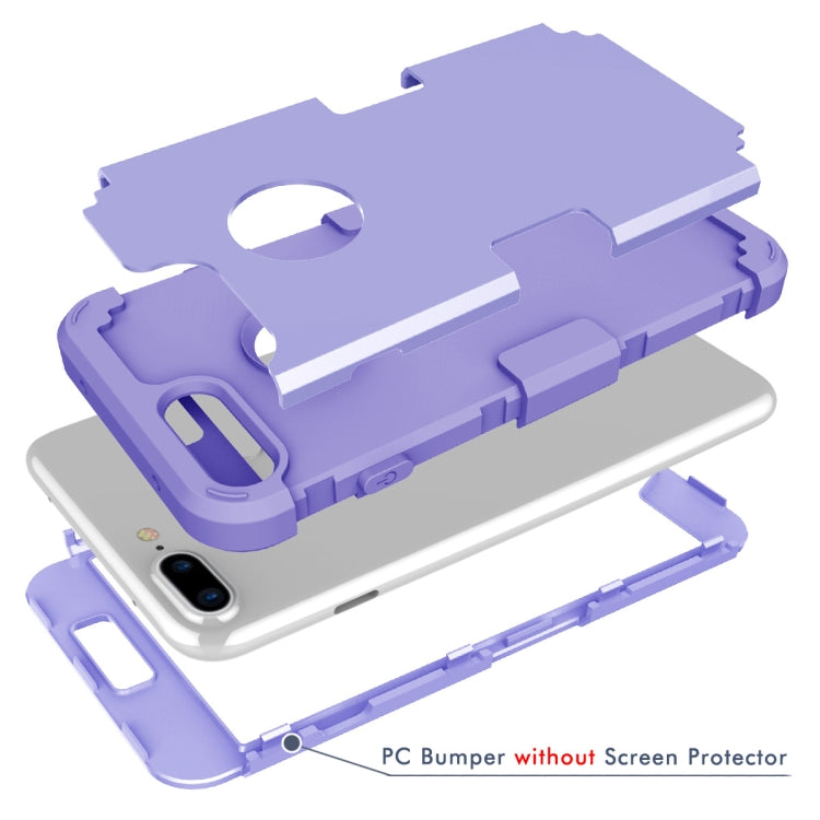 Dropproof PC + Silicone Case for iPhone 8 Plus & 7 Plus