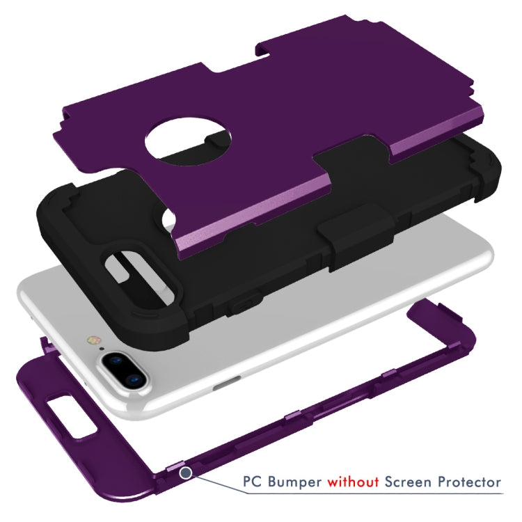 Dropproof PC + Silicone Case for iPhone 8 Plus & 7 Plus