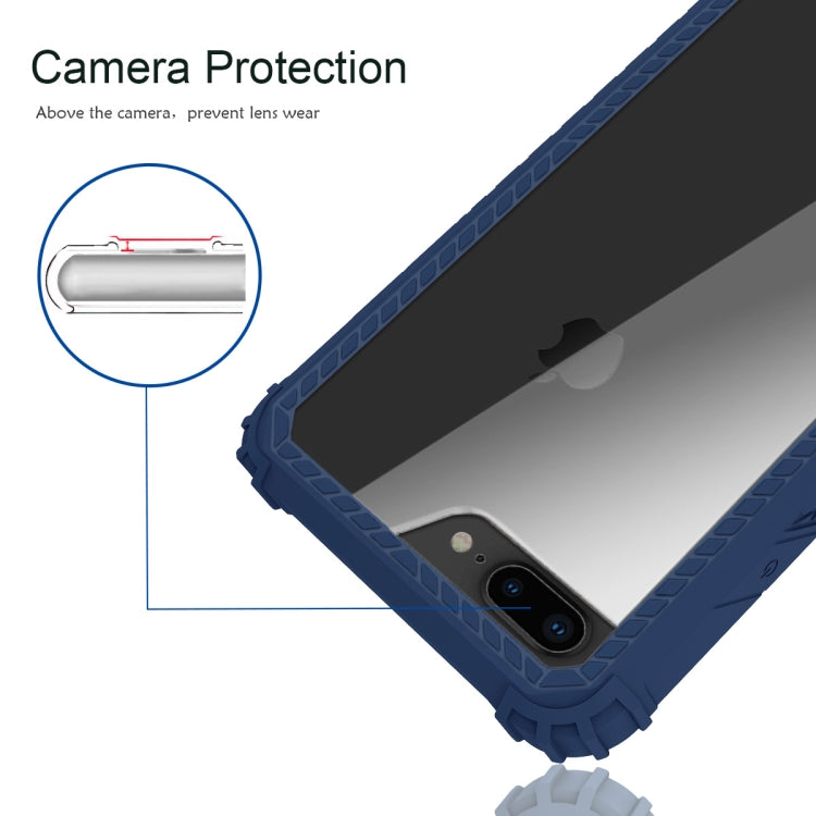 Shockproof TPU + PC Universal Plate Case for iPhone 8 Plus & 7 Plus