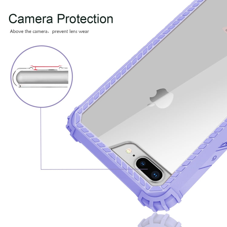 Shockproof TPU + PC Universal Plate Case for iPhone 8 Plus & 7 Plus