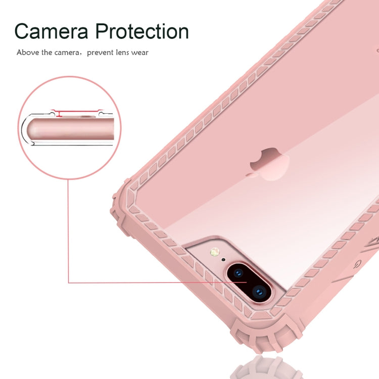 Shockproof TPU + PC Universal Plate Case for iPhone 8 Plus & 7 Plus