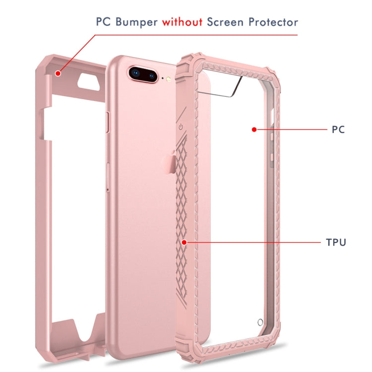 Shockproof TPU + PC Universal Plate Case for iPhone 8 Plus & 7 Plus