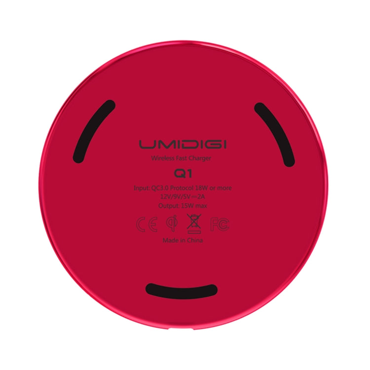 [HK Warehouse] UMIDIGI Q1 10W Fast Charging Qi Wireless Charger Pad with Data Cable, For iPhone, Galaxy, Huawei, Xiaomi, LG, HTC and Other Smart Phones