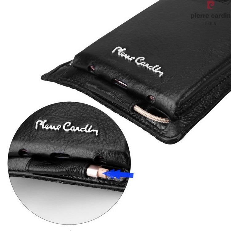 Pierre Cardin PCP-B17 Universial Multi-function Mobile Phone Shoulder Travel Bag, with Lanyard (Black)