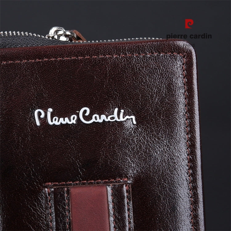 Pierre Cardin PCP-B18 Universial Multi-function Mobile Phone Hand Bag for 5.5 Inch or Below Smart Phones (Black Brown)