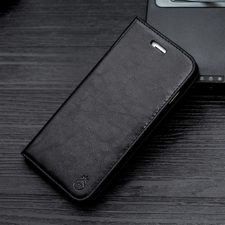 MUSUBO H3 Crazy Horse Texture Horizontal Flip PU Leather Case for iPhone 8 Plus / 7 Plus, with Holder & Card Slots & Wallet