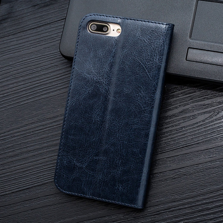 MUSUBO H3 Crazy Horse Texture Horizontal Flip PU Leather Case for iPhone 8 Plus / 7 Plus, with Holder & Card Slots & Wallet