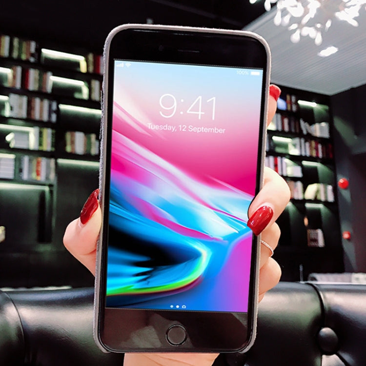 For iPhone 8 Plus & 7 Plus Creative 3D Cat Buttock Pattern Super Fiber Protective Back Cover Case
