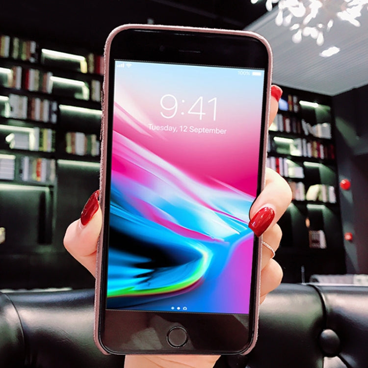 For iPhone 8 Plus & 7 Plus Creative 3D Dog Buttock Pattern Super Fiber Protective Back Cover Case