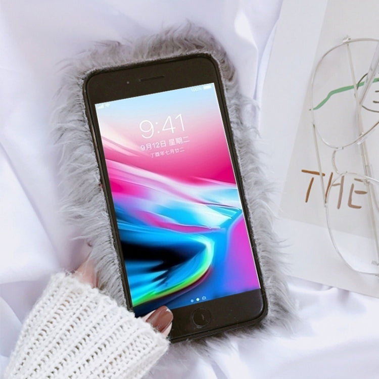 For iPhone 8 Plus & 7 Plus Plush Surface Monster Full Coverage Protective Back Cover Case