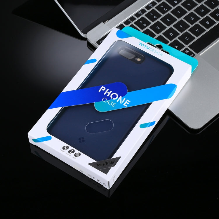 TOTUDESIGN for iPhone 8 Plus & 7 Plus Ultra-thin TPU Soft Frosted Protective Back Cover Case