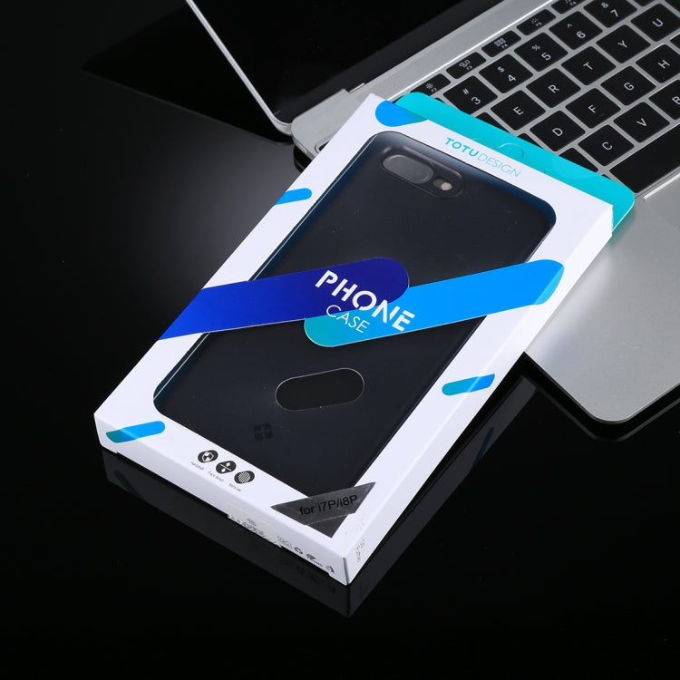 TOTUDESIGN for iPhone 8 Plus & 7 Plus Ultra-thin TPU Soft Frosted Protective Back Cover Case