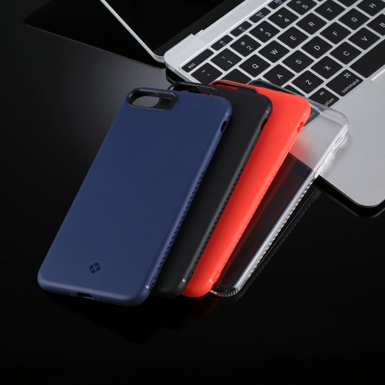 TOTUDESIGN for iPhone 8 Plus & 7 Plus Ultra-thin TPU Soft Frosted Protective Back Cover Case