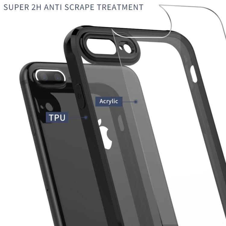 Transparent Acrylic + TPU Airbag Shockproof Case for iPhone 8 Plus & 7 Plus