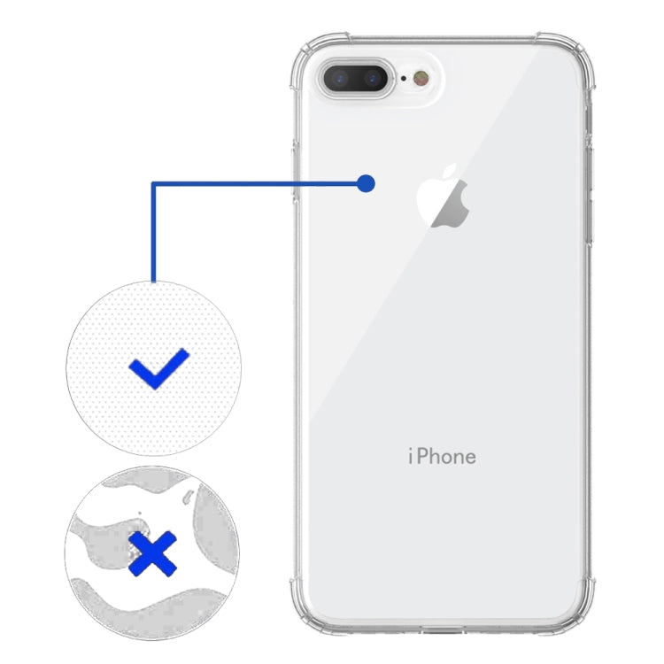 Transparent TPU Airbag Shockproof Case for iPhone 8 Plus & 7 Plus